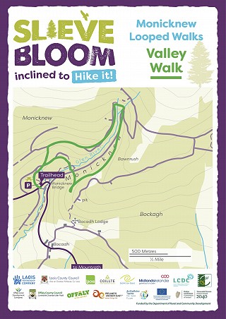 Monicknew Valley walk map